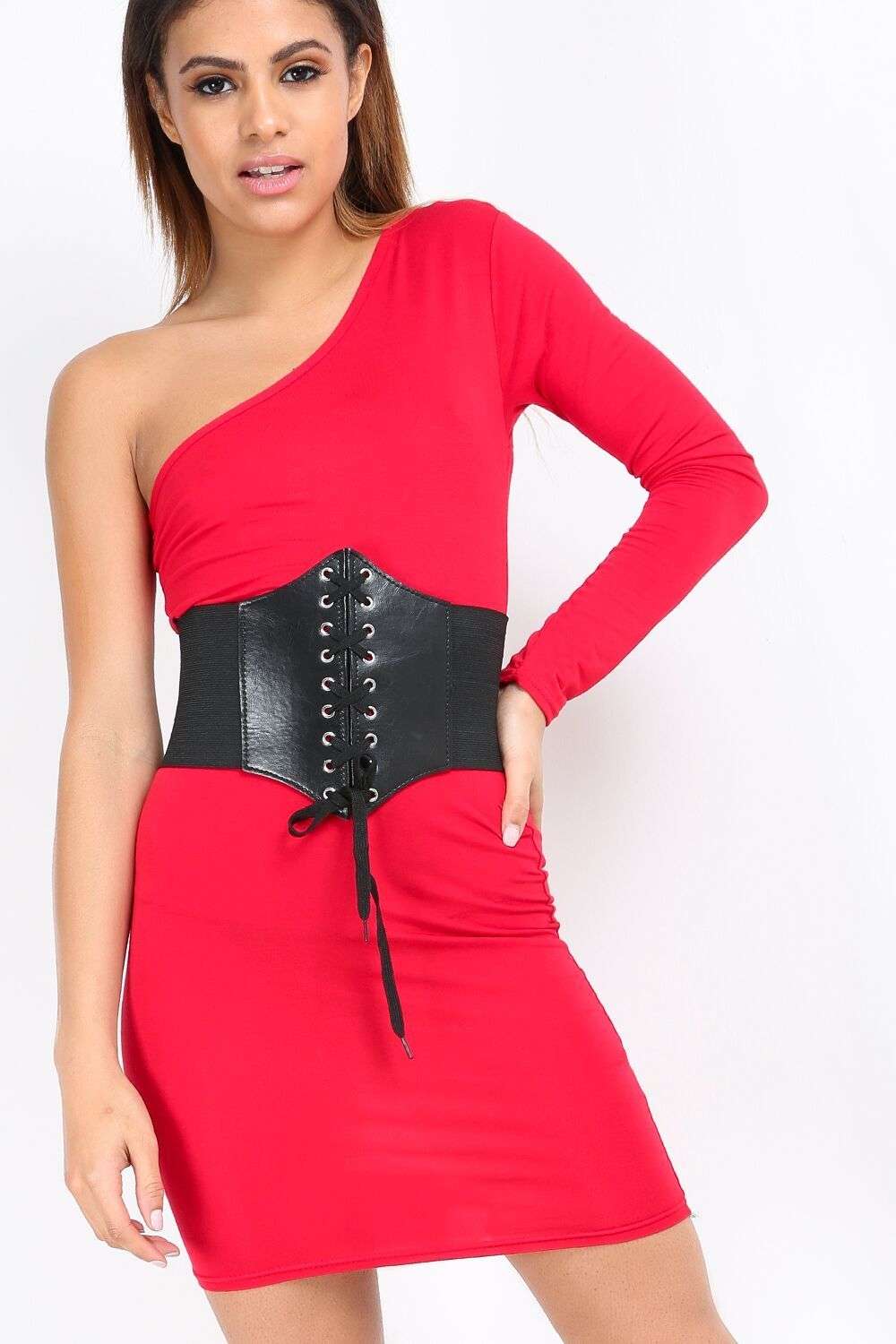 Larna One Shoulder Dress - bejealous-com