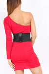 Larna One Shoulder Dress - bejealous-com