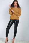 Emerald Fine Knit Long Sleeve Cropped Jumper - bejealous-com