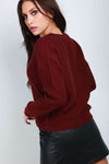 Emerald Fine Knit Long Sleeve Cropped Jumper - bejealous-com