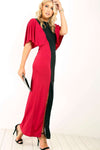Layla Open Back Split leg Maxi Dress - bejealous-com