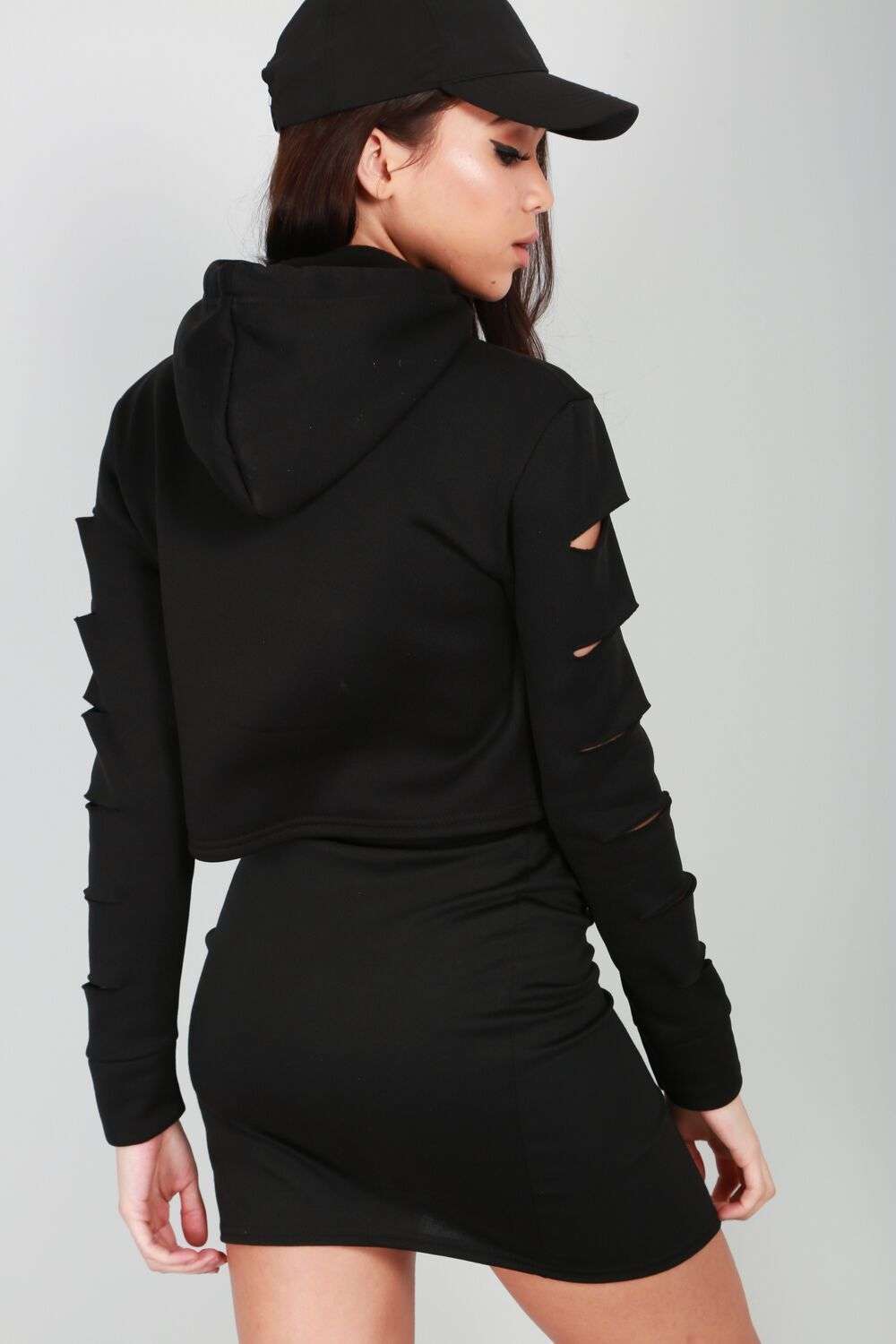 Lexie Cropped Hooded Jumper - bejealous-com