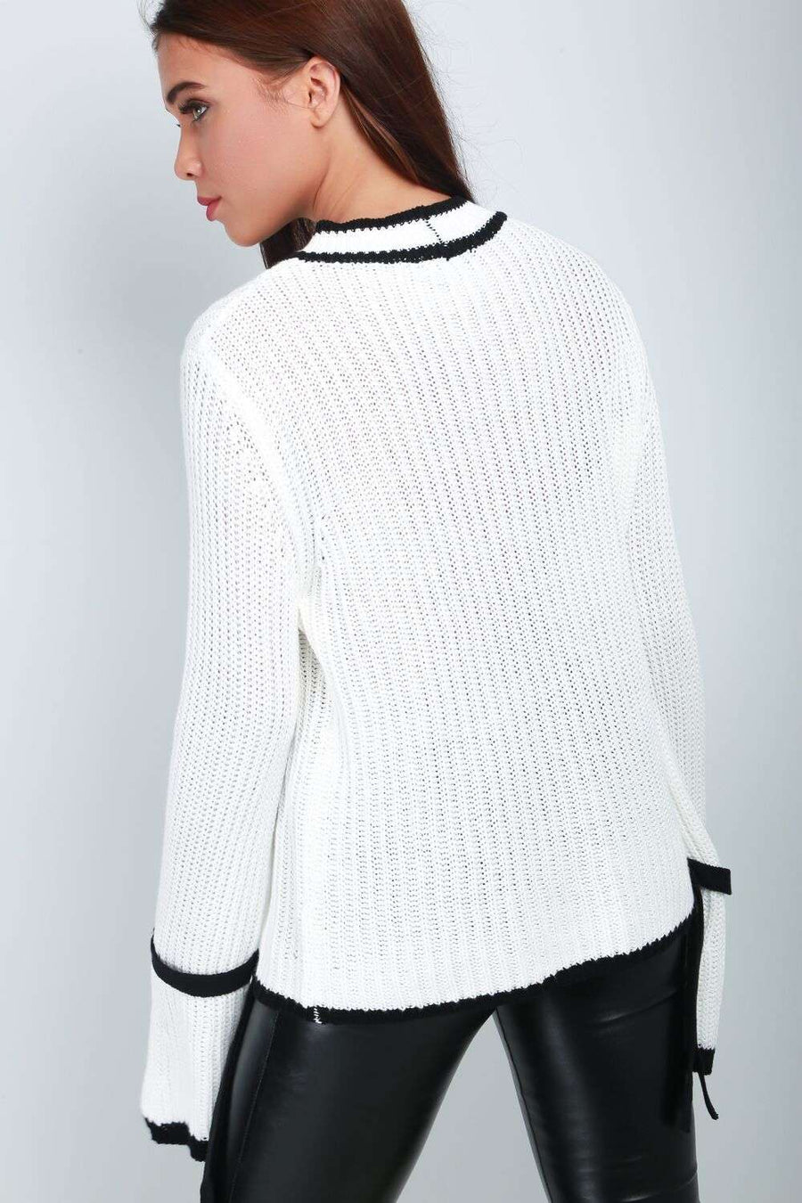 Lily Tie Sleeve Jumper - bejealous-com