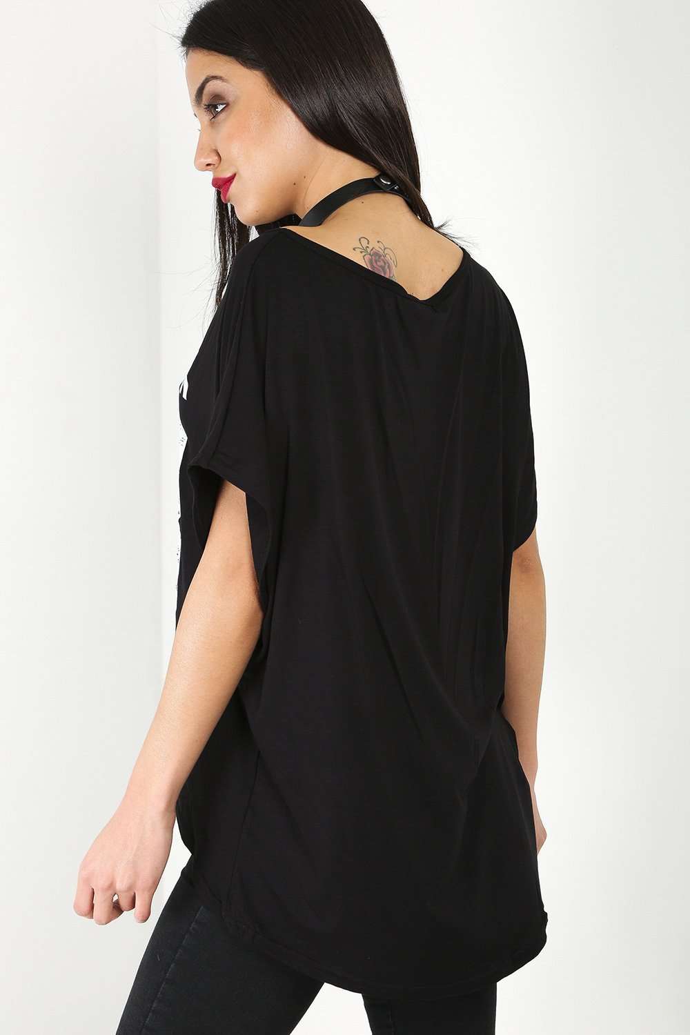 Lindie Oversized New York Bat Wing Tshirt - bejealous-com