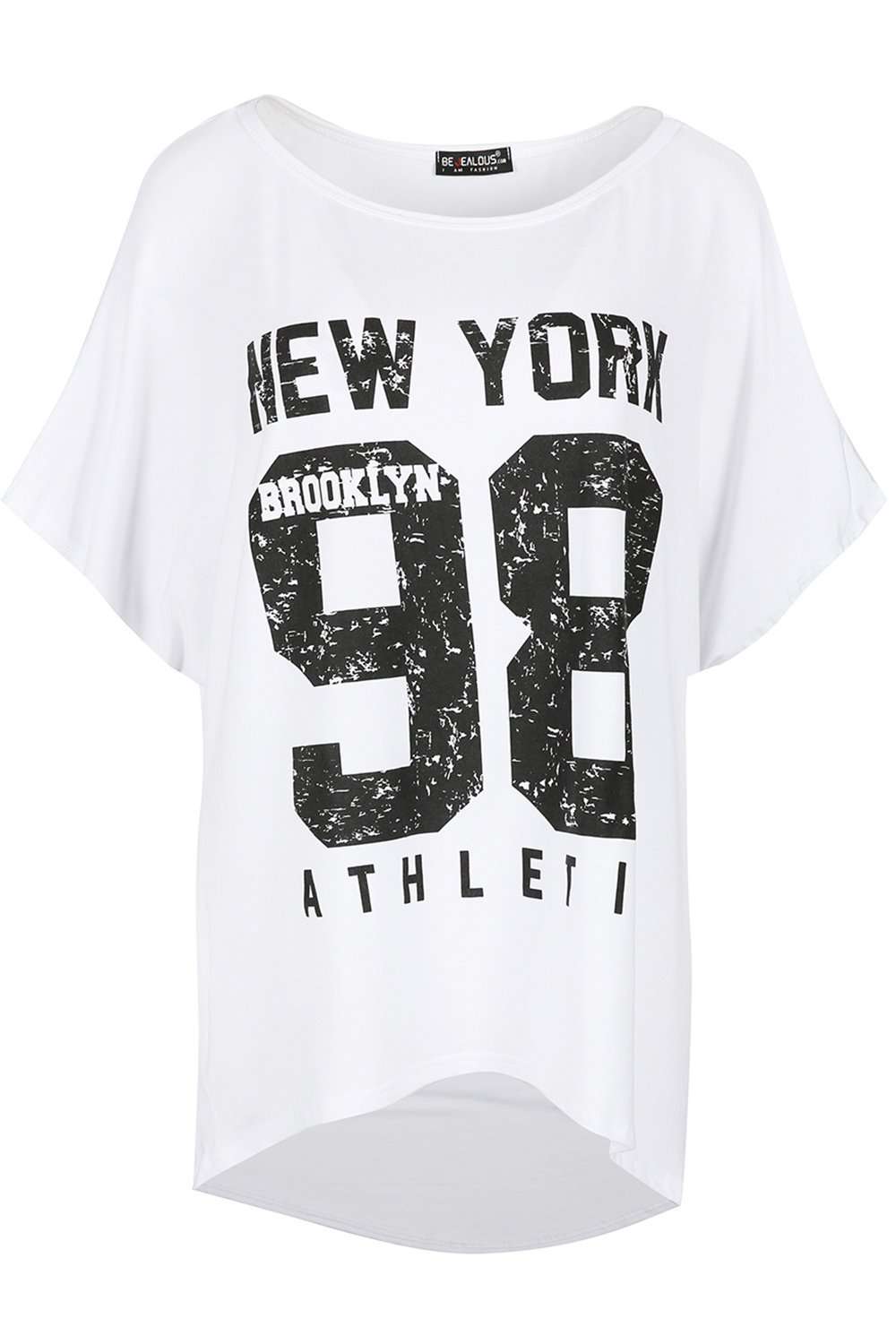 Lindie Oversized New York Bat Wing Tshirt - bejealous-com