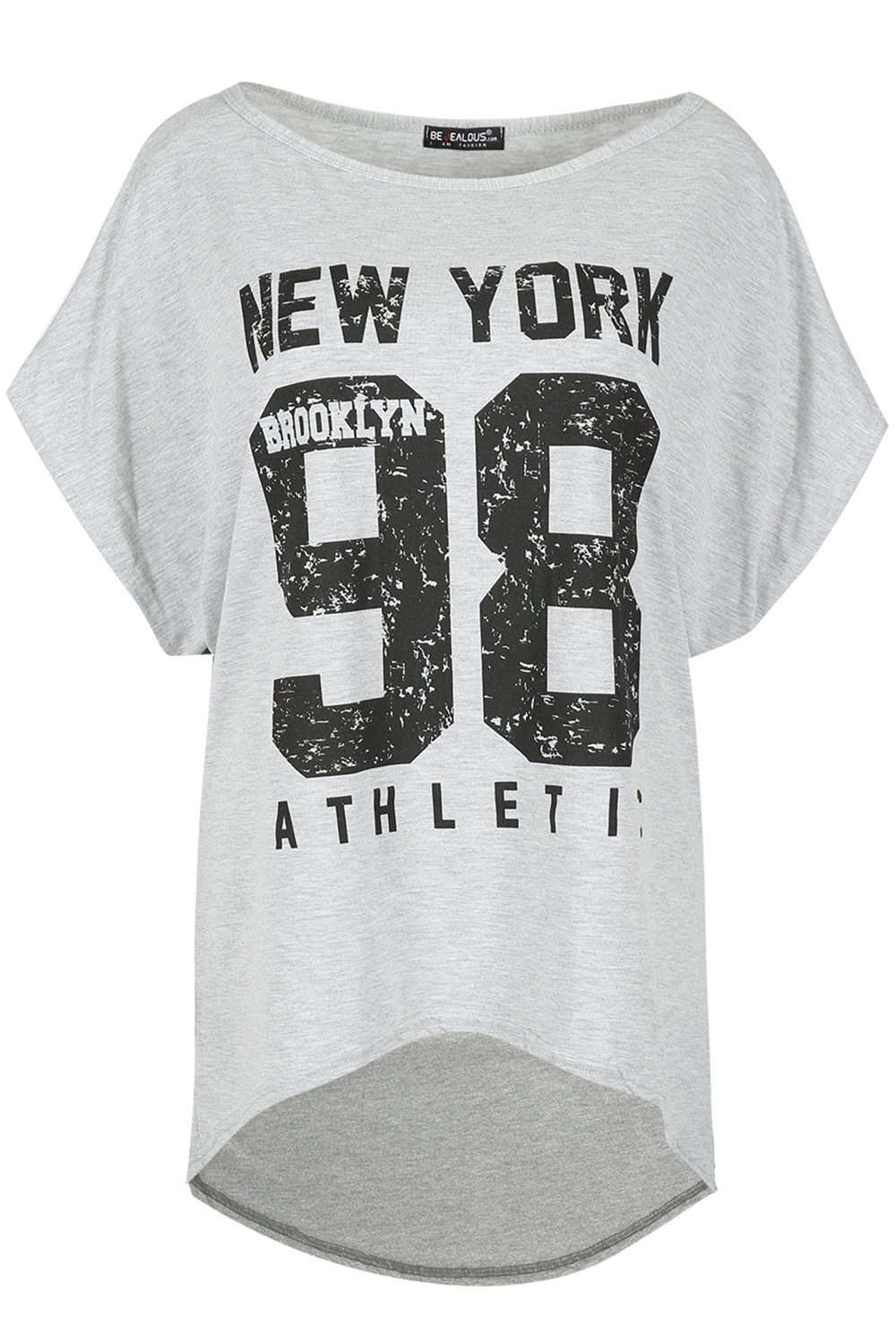 Lindie Oversized New York Bat Wing Tshirt - bejealous-com