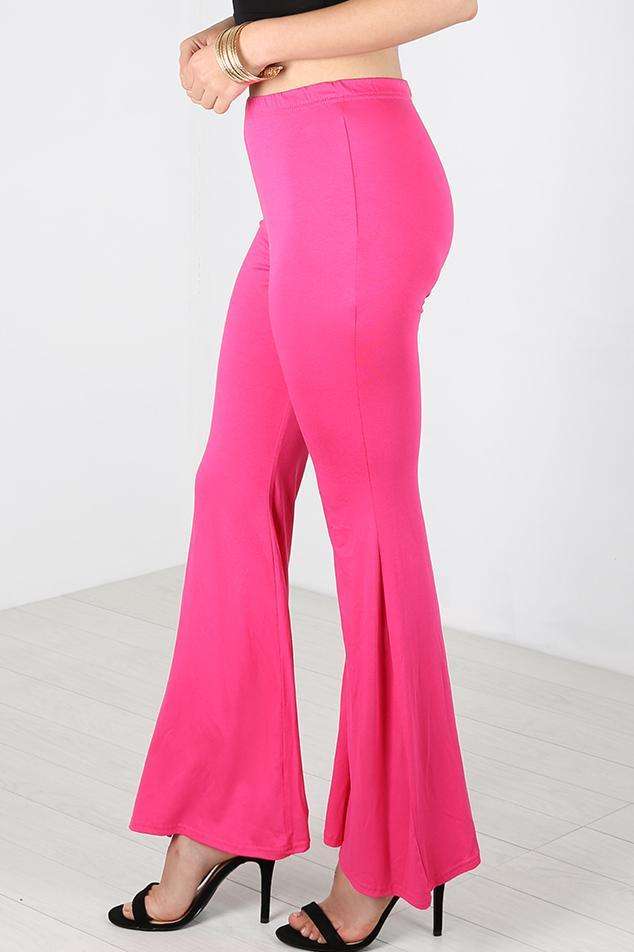 Liza High Waist Jersey Palazzo Pants - bejealous-com