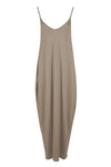 Lola Plus Size Strappy Basic Jersey Maxi Dress - bejealous-com