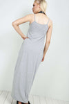 Lola Strappy Draped Jersey Maxi Dress - bejealous-com