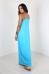 Lola Strappy Draped Jersey Maxi Dress - bejealous-com