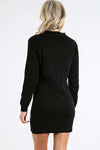 Long Sleeve Knitted Maternity Christmas Pudding Dress - bejealous-com