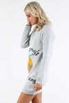 Long Sleeve Knitted Maternity Christmas Pudding Dress - bejealous-com