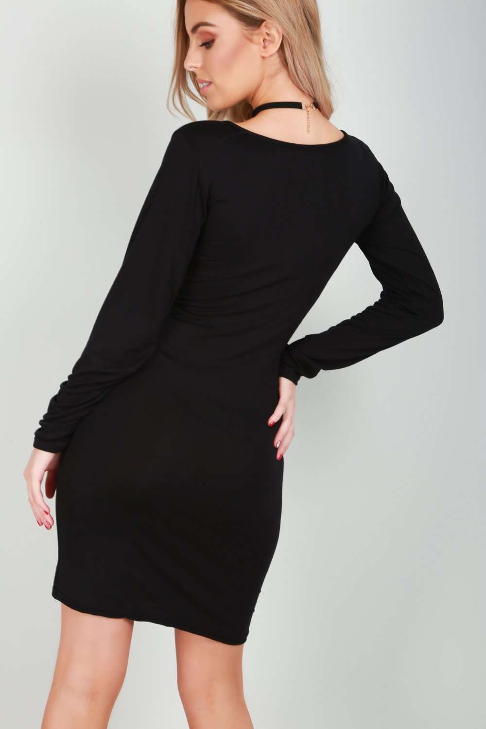 Long Sleeve Mummy's Christmas Pudding Maternity Dress - bejealous-com