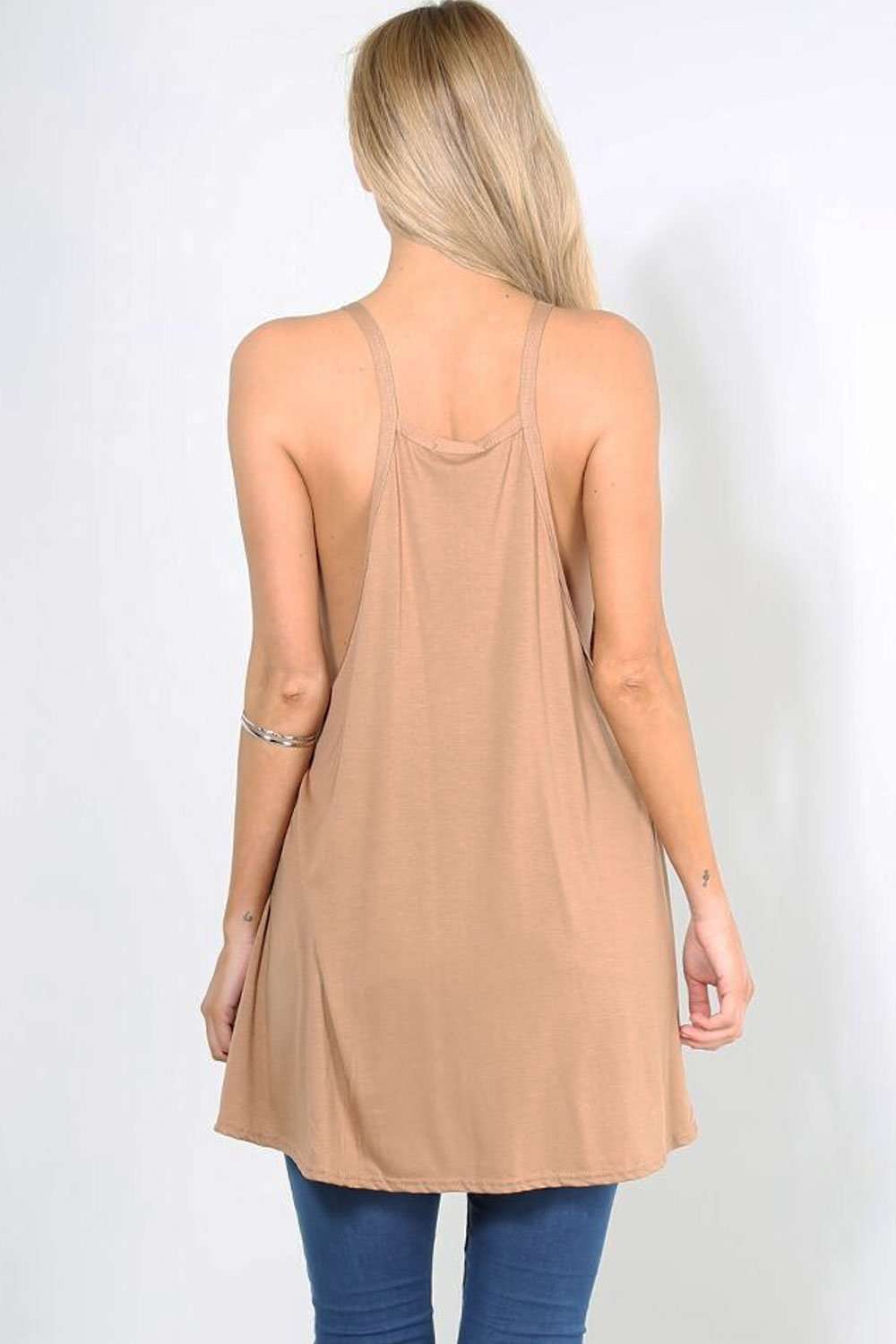 Lorna Cami Flare Basic Jersey  Swing Top - bejealous-com