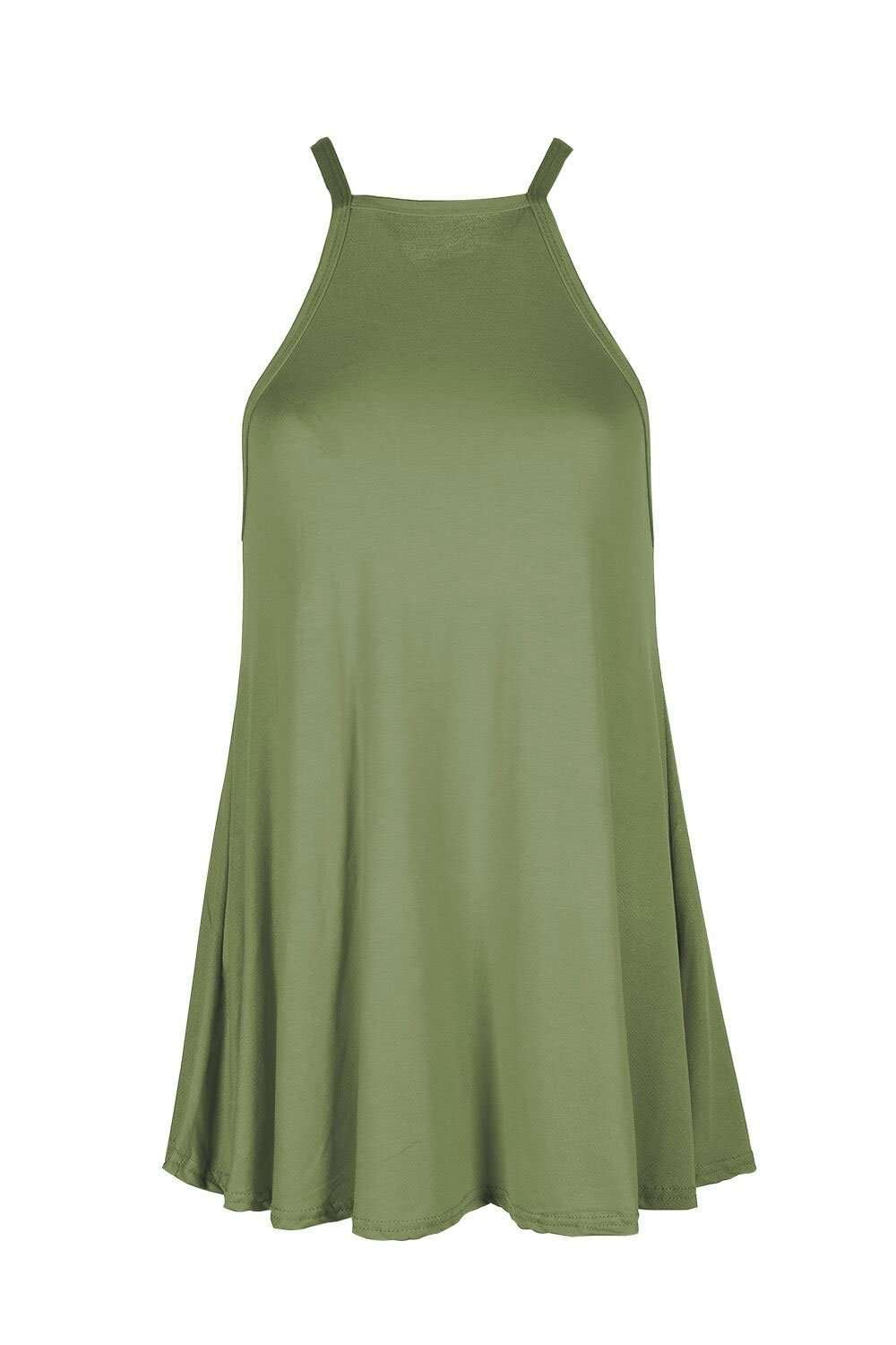 Lorna Cami Flare Basic Jersey  Swing Top - bejealous-com