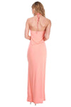 Lorna Side Split Halterneck Maxi Dress - bejealous-com