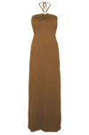 Lorna Side Split Halterneck Maxi Dress - bejealous-com