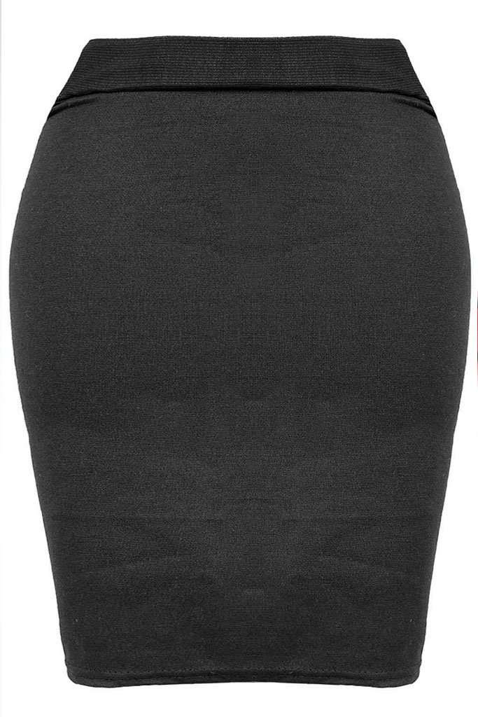 Louella High Waist Bodycon Mini Skirt - bejealous-com