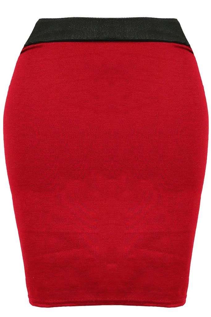 Louella High Waist Bodycon Mini Skirt - bejealous-com