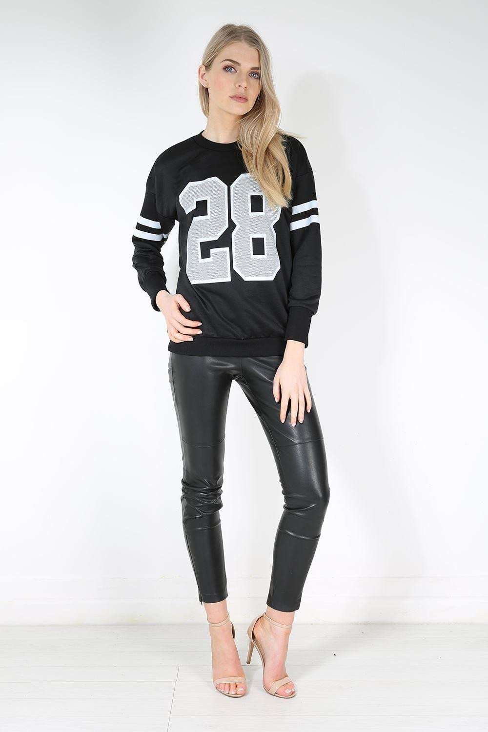 Louisiana Graphic Print Baggy Sweatshirt - bejealous-com