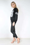 Louisiana Graphic Print Baggy Sweatshirt - bejealous-com