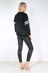 Louisiana Graphic Print Baggy Sweatshirt - bejealous-com