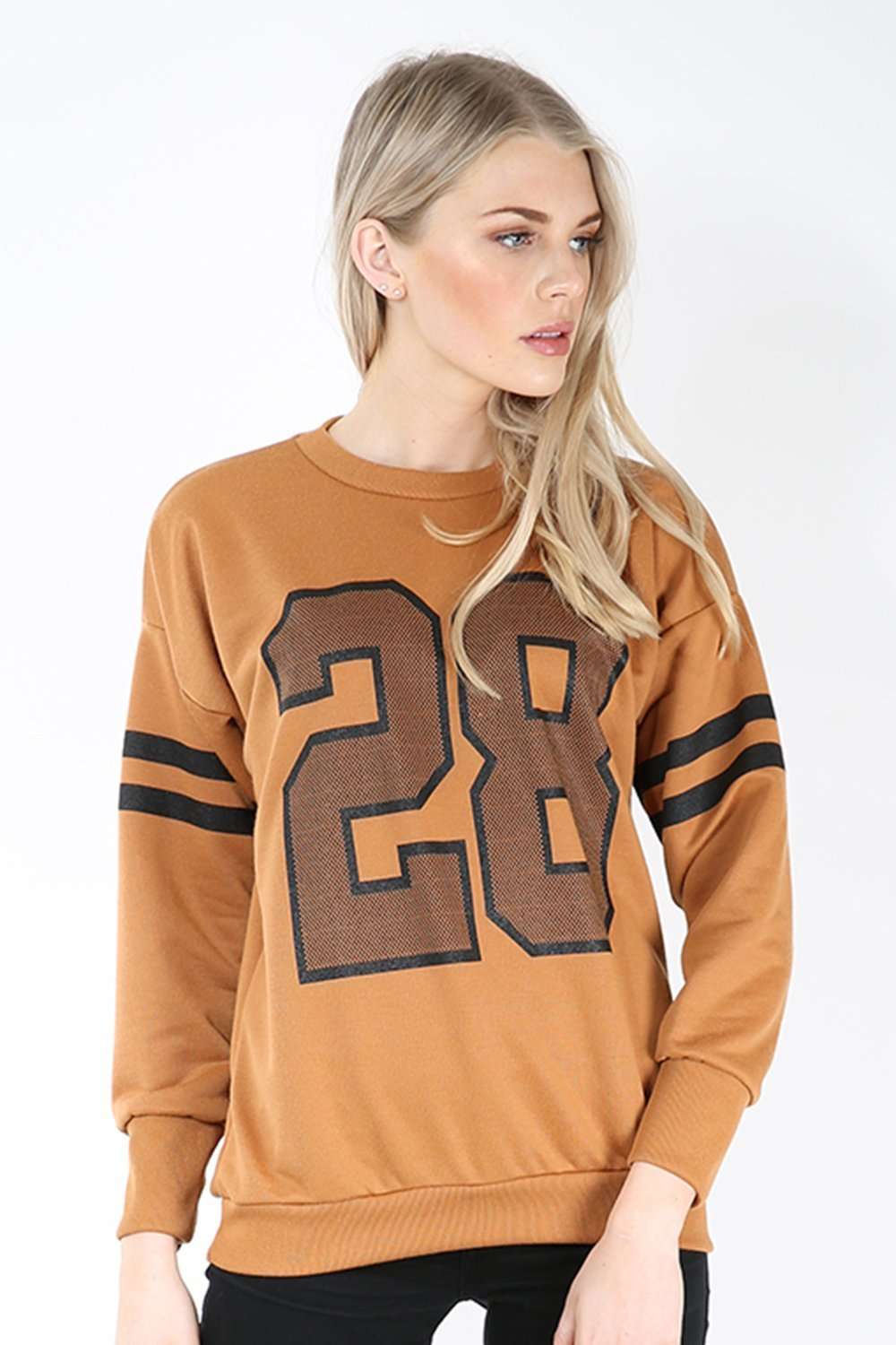 Louisiana Graphic Print Baggy Sweatshirt - bejealous-com