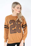 Louisiana Graphic Print Baggy Sweatshirt - bejealous-com