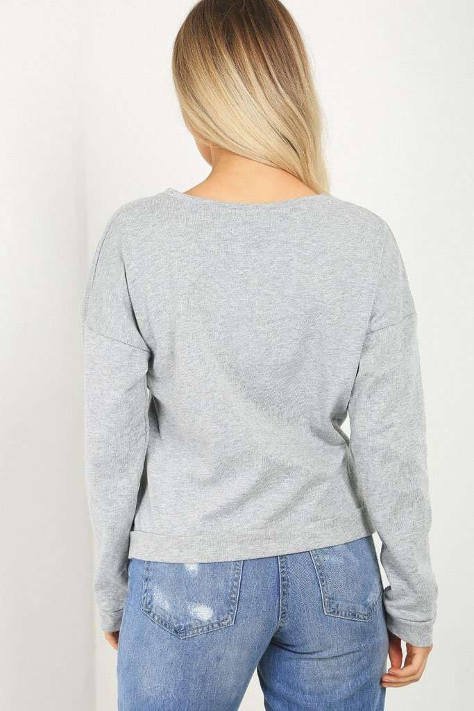 Lumia Lace Up Side Sweatshirt - bejealous-com