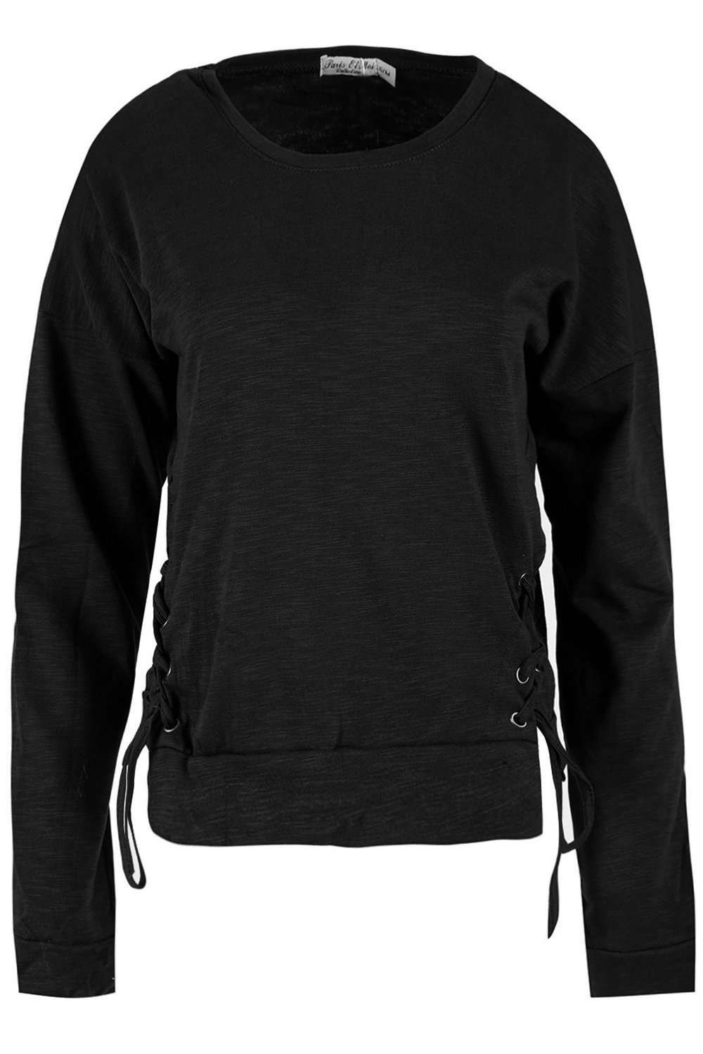 Lumia Lace Up Side Sweatshirt - bejealous-com