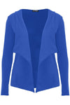 Luna Plain Open Front Cardigan Blazer - bejealous-com