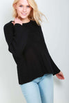Lyla Chunky Knit Wide Sleeve Jumper - bejealous-com