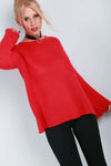 Lyla Chunky Knit Wide Sleeve Jumper - bejealous-com