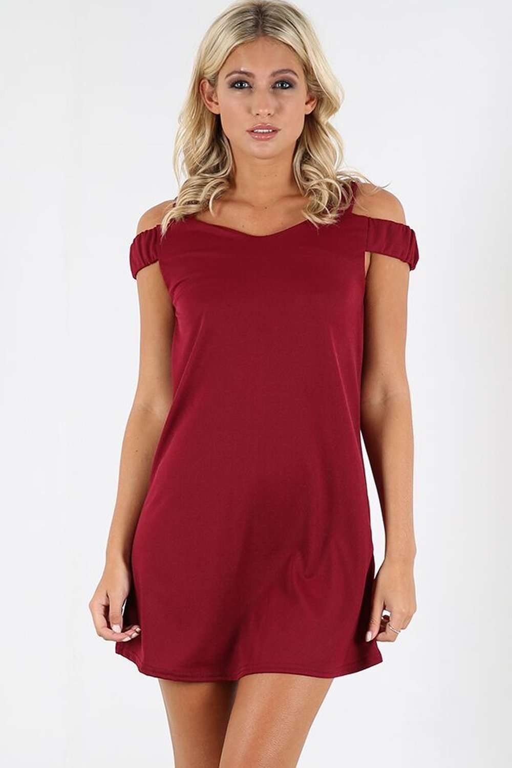 Macie Strappy Off Shoulder Mini Dress - bejealous-com