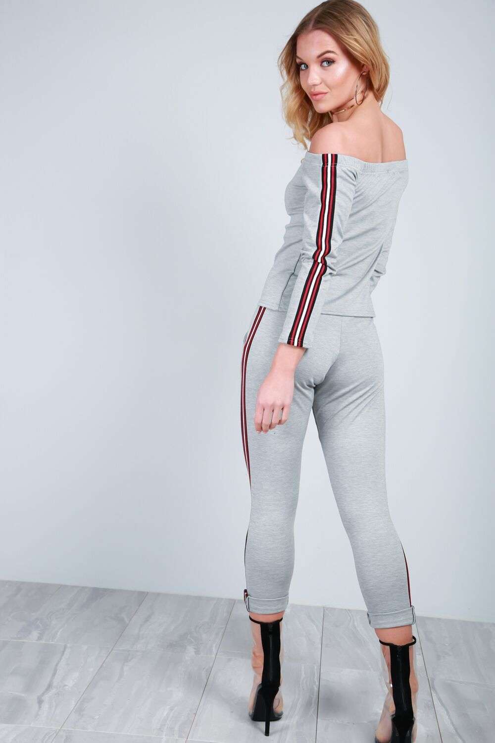 Malia Bardot Side Striped Co-ord - bejealous-com