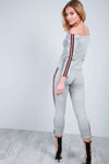Malia Bardot Side Striped Co-ord - bejealous-com