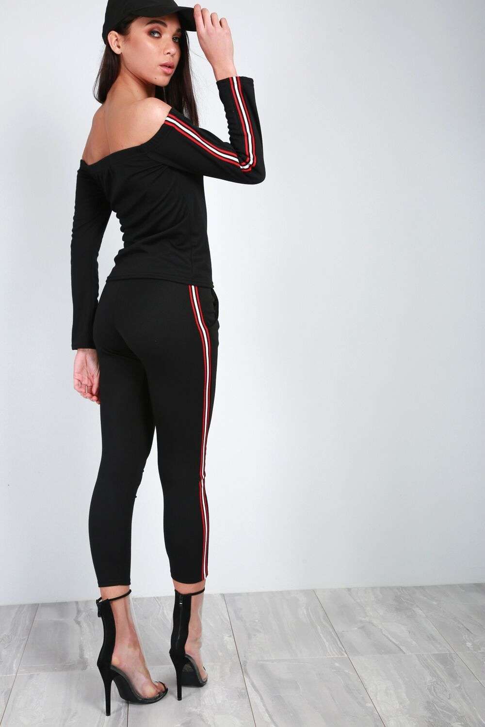 Malia Bardot Side Striped Co-ord - bejealous-com