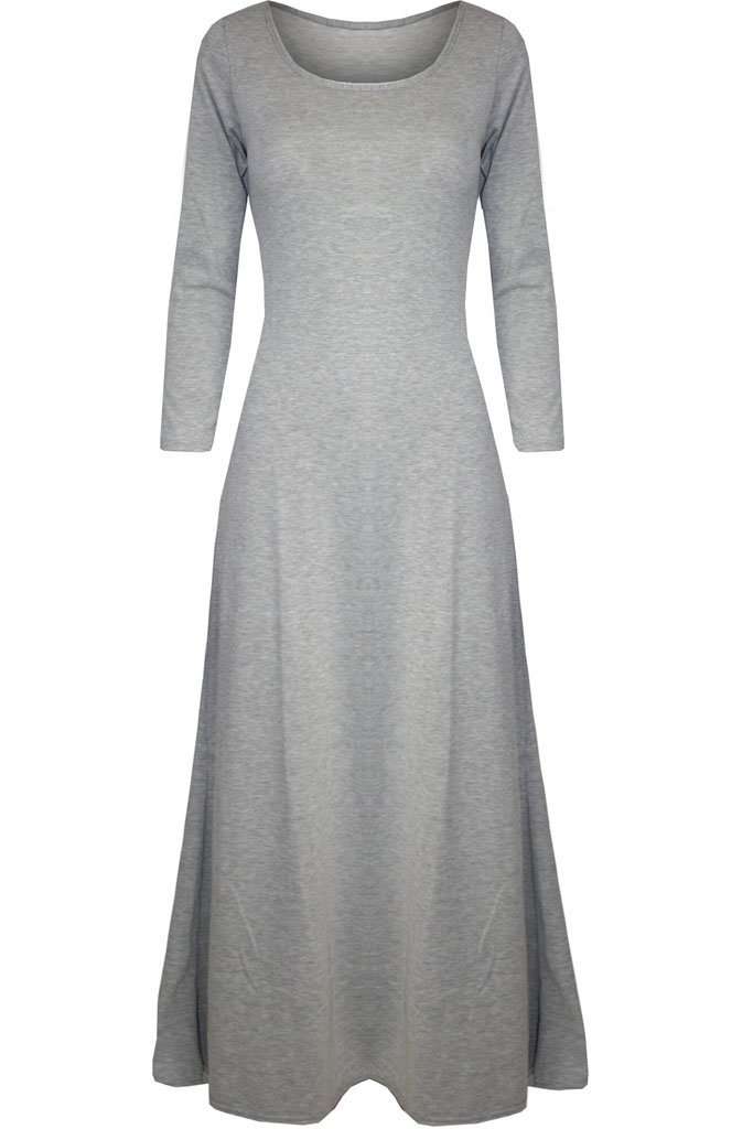 Marie Long Sleeve Floaty Maxi Dress - bejealous-com