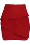 Marley High Waisted Tiered Frill Mini Skirt - bejealous-com