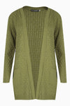 Mary Long Sleeve Knitted Cardigan With Pockets - bejealous-com