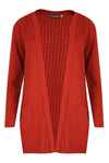 Mary Long Sleeve Knitted Cardigan With Pockets - bejealous-com