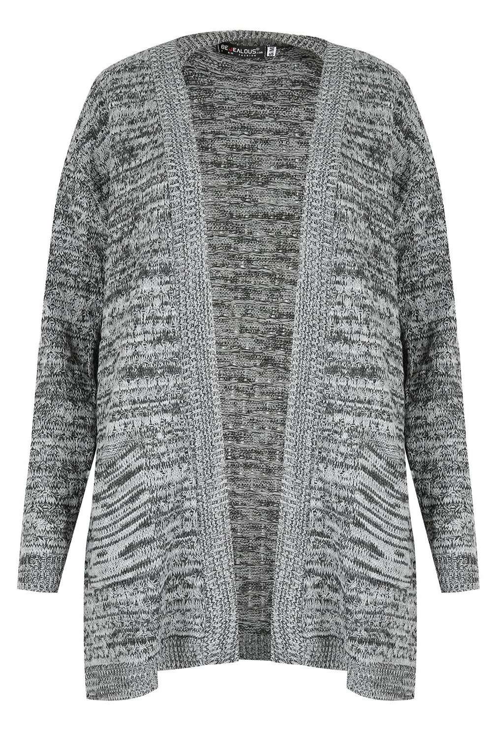 Mary Long Sleeve Knitted Cardigan With Pockets - bejealous-com