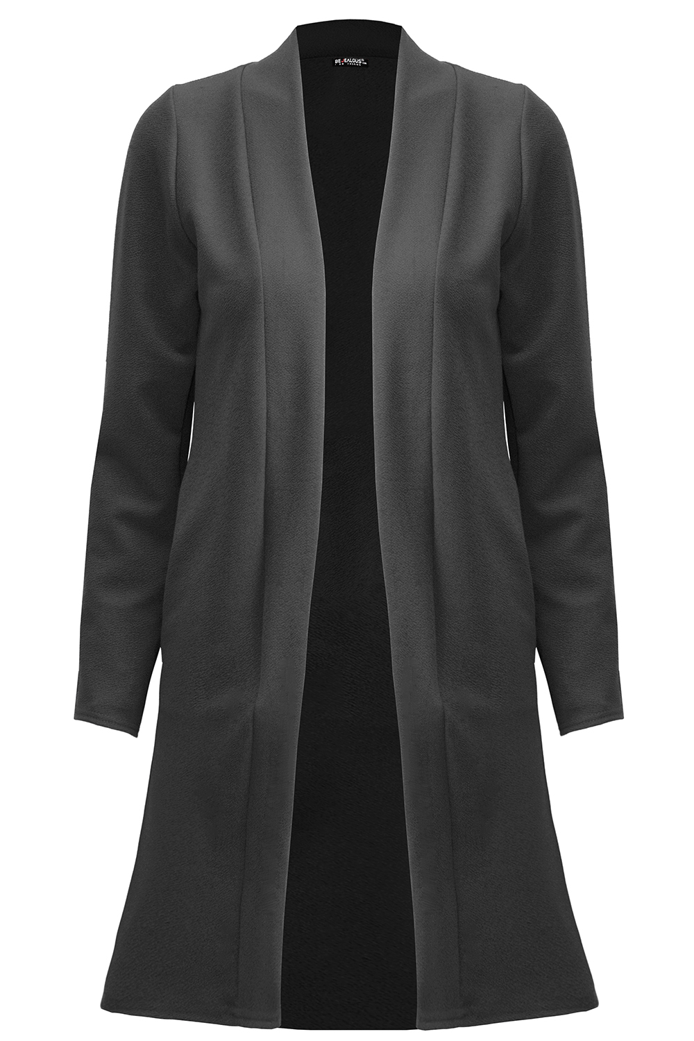Megan Open Front Longline Cardigan - bejealous-com