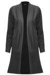 Megan Open Front Longline Cardigan - bejealous-com