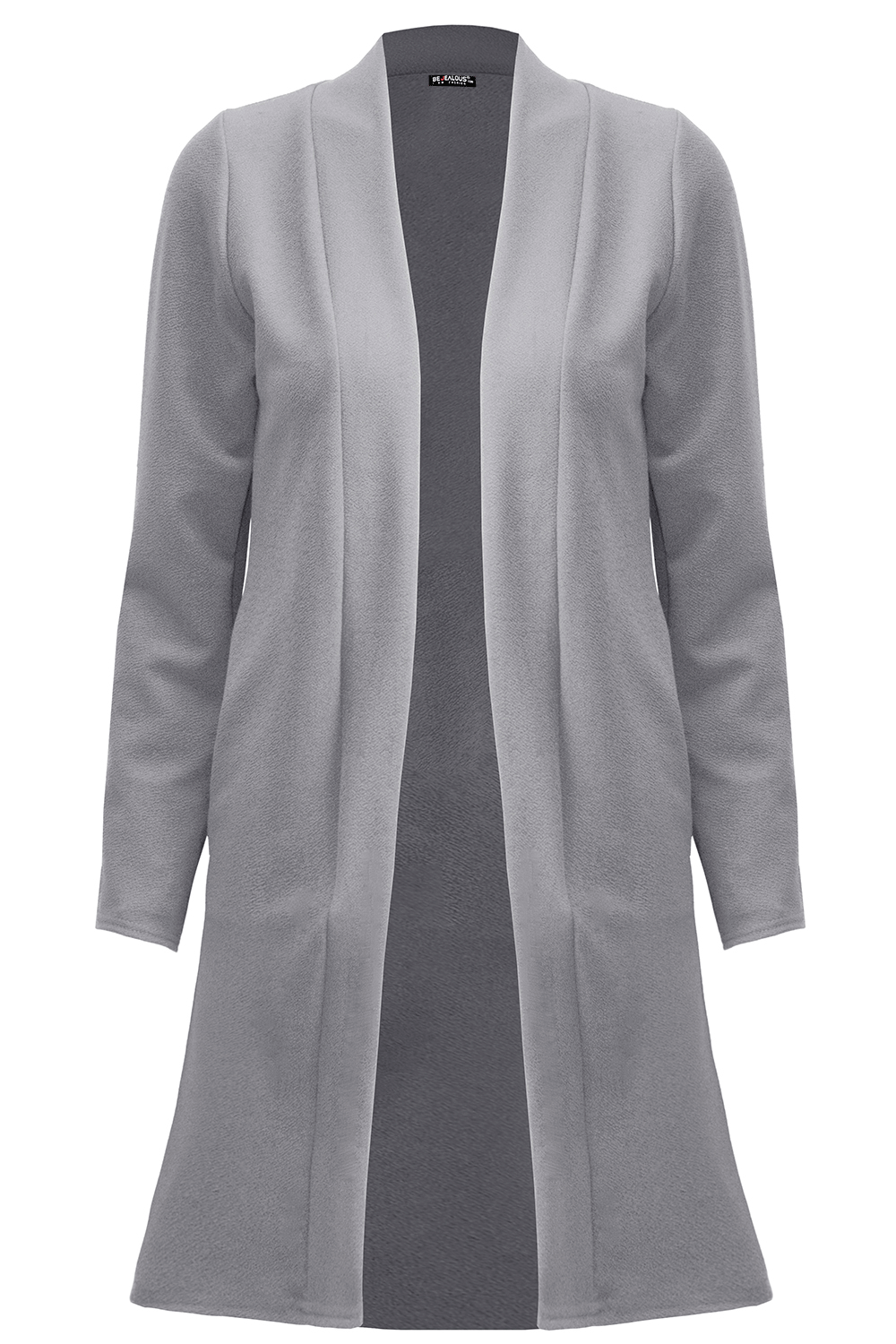 Megan Open Front Longline Cardigan - bejealous-com