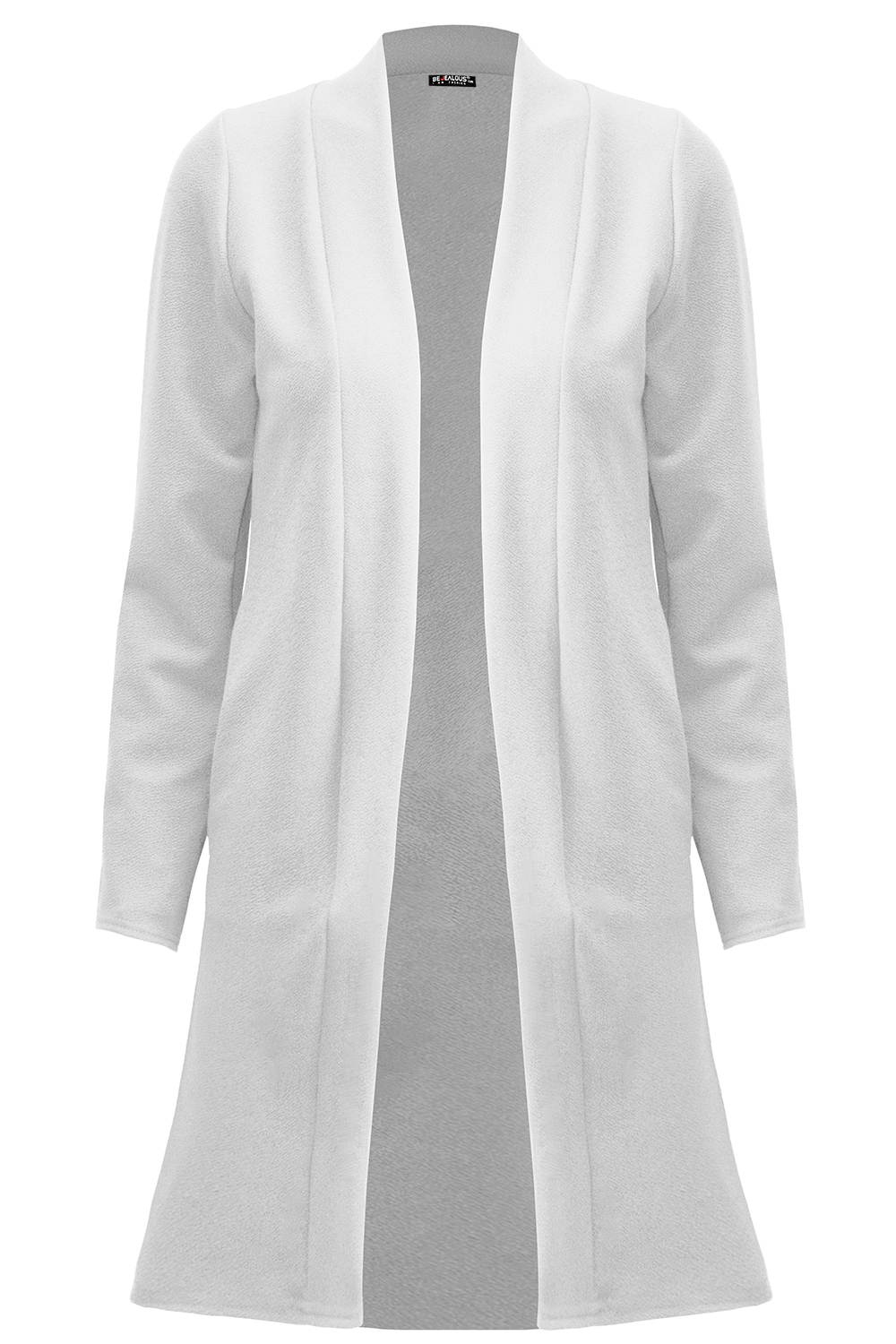 Megan Open Front Longline Cardigan - bejealous-com