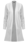 Megan Open Front Longline Cardigan - bejealous-com