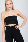 Mel Floral Lace Bandeau Top - bejealous-com