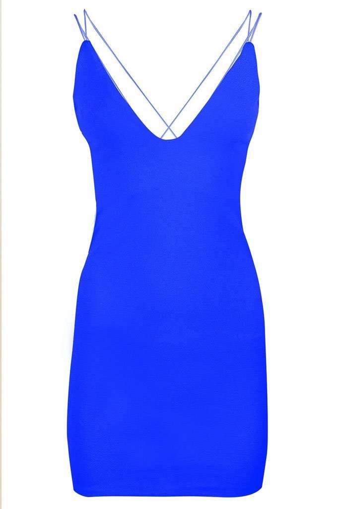 Melissa Racer Back Strappy Bodycon Dress - bejealous-com