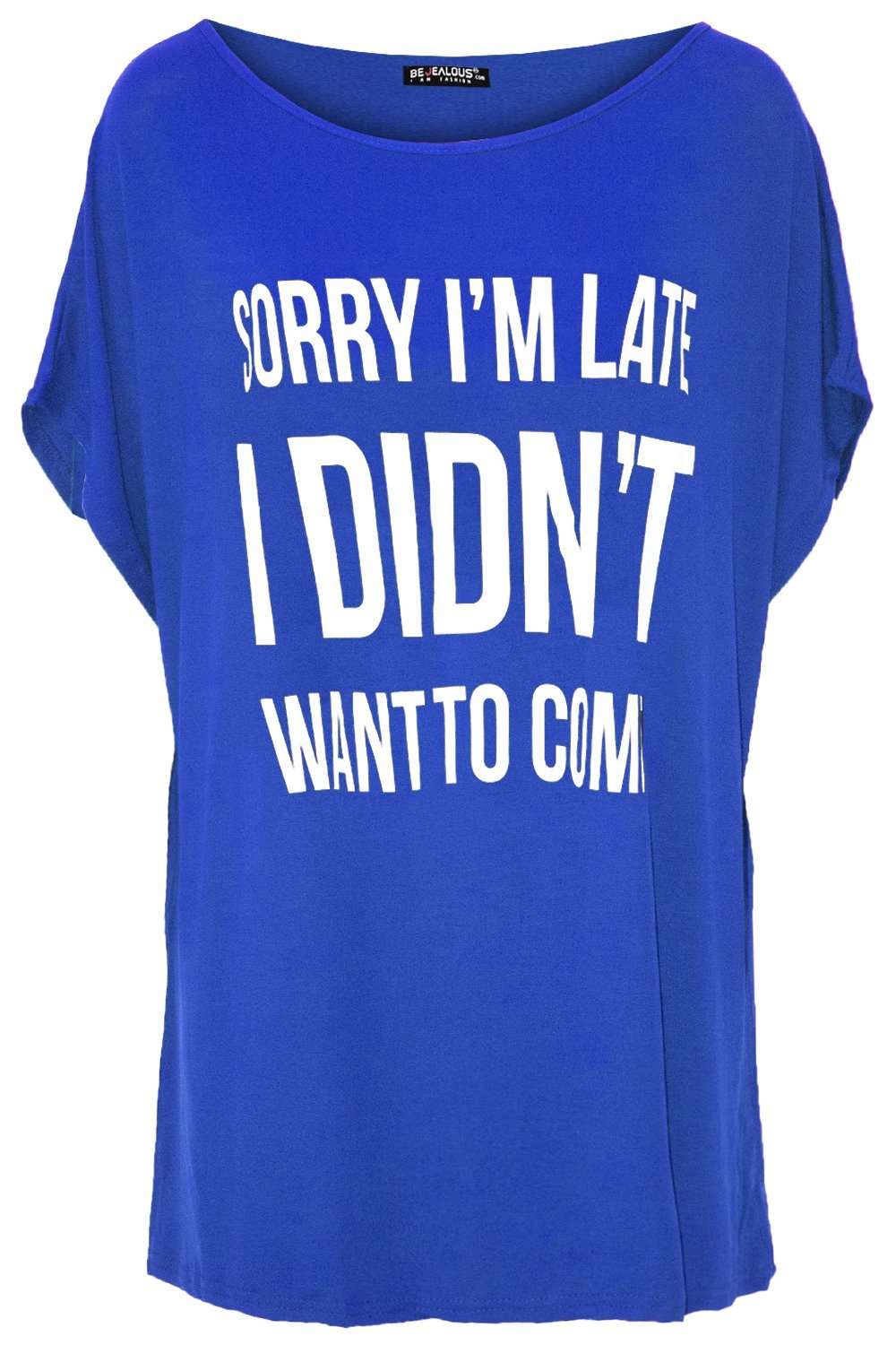 MIa Off Shoulder Slogan Print Oversize Tshirt - bejealous-com